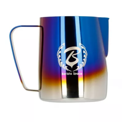 Barista Space Dzbanek do mleka Titanium Half Blue 600 ml