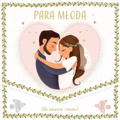 Henry Karnet KW ślub Para w objęciach