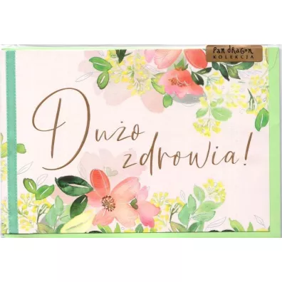 Karnet B6 Serdeczne życzenia