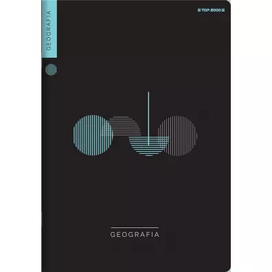 Top-2000 Zeszyt A5/60K kratka Geografia (10szt) TOP2000
