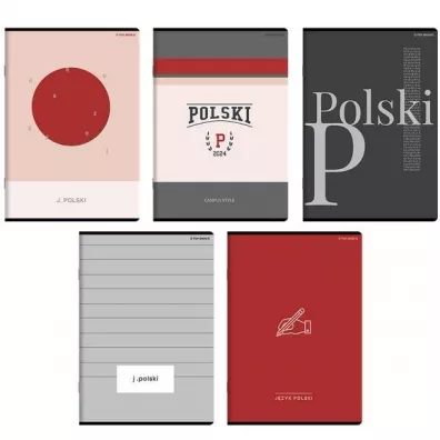 Top-2000 Zeszyt A5 Polski linia 60 kartek 10 szt.