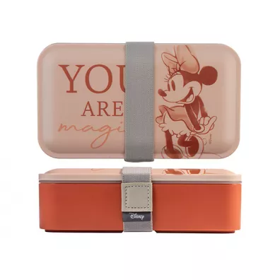 Lulabi Lunchbox Bento box + sztućce Minnie Blogger 12 m+