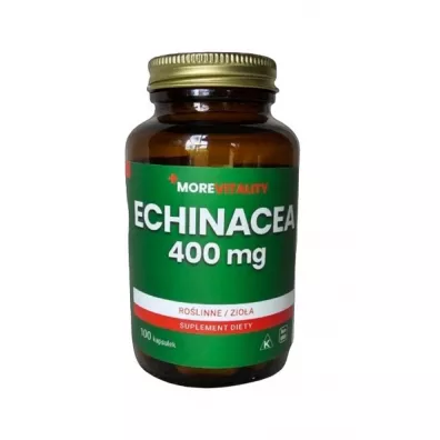 Now Foods Echinacea 400 mg Morevitality Suplement diety 100 kaps.
