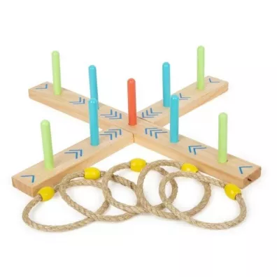 Drewaniany krzyżak zestaw do rzucania Pro Kids
