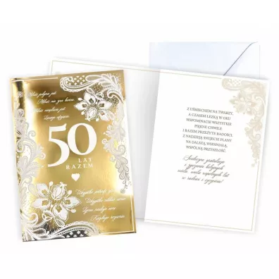 Kukartka Karnet Rocznica ślubu