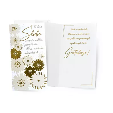 Kukartka Karnet Ślub
