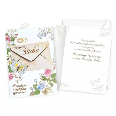Kukartka Karnet B6 Ślub