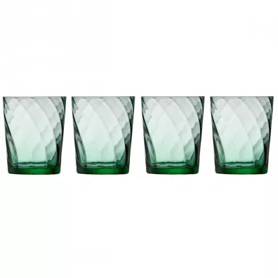 Lyngby Glas Szklanki do wody Vienna zielone 30187 4 x 300 ml
