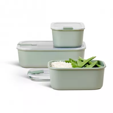 Mepal Zestaw pojemników na żywność EasyClip Nordic Sage 106181094700 2 x 700 ml + 1.5 l
