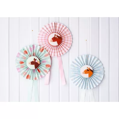 Rozety dekoracyjne Konie 35cm