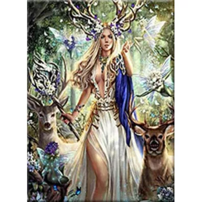 Norimpex Diamentowa mozaika Kobieta leśna, władczyni lasów 30x40cm 1008643