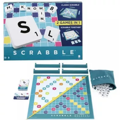 Scrabble 2w1 wersja węgierska Mattel