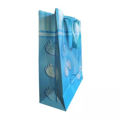 Toreba Prezentowa Niebieska 32 X 26 X 12 Cm Outlet