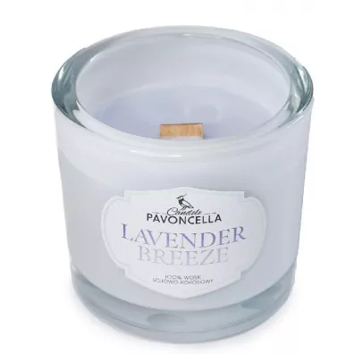Świeczka sojowa Lavender Breeze biała 170g