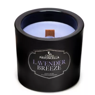 Świeczka sojowa Lavender Breeze czarna 170g