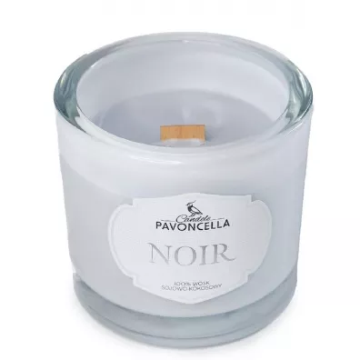 Świeczka sojowa Noir biała 170g