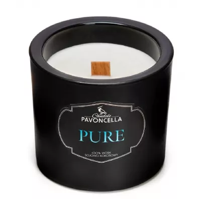 Świeczka sojowa Pure czarna 170g