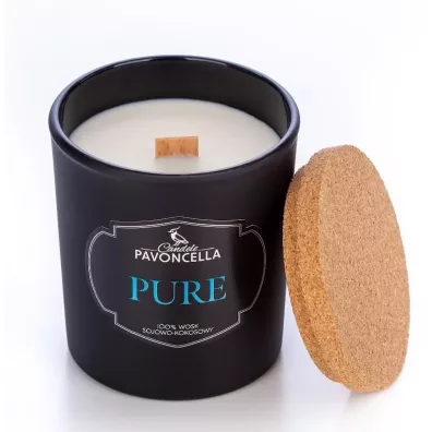Świeczka sojowa Pure czarna 135g