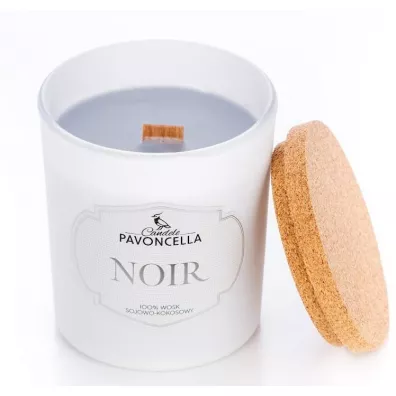 Świeczka sojowa Noir biała 135g