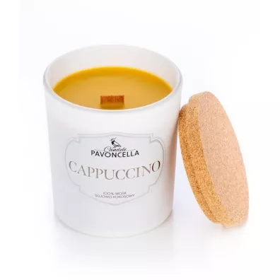 Świeczka sojowa Cappuccino biała 135g