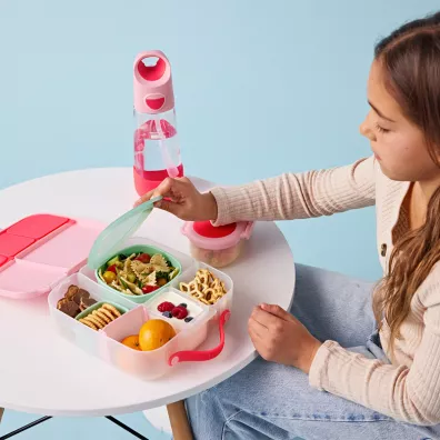 b.box Silikonowy pojemnik z pokrywką do lunchboxa Forest