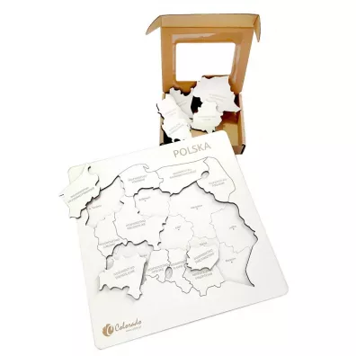 Mapa Polski. Znam swój kraj