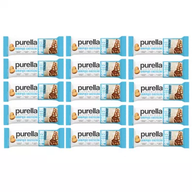 Purella Protein bar baton proteinowy chrupiące ciasteczko Zgrzewka 15 x 45 g