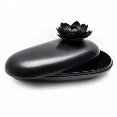 Qualy Pojemnik Lotus czarny 10167-BK-BK