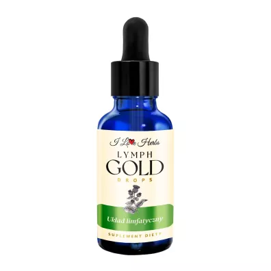 I Love Herbs LYMPH Gold Drops UKŁAD LIMFATYCZNY suplement diety 50 ml