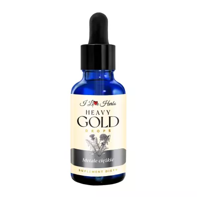 I Love Herbs HEAVY Gold Drops METALE CIĘŻKIE suplement diety 50 ml
