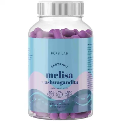 Pure Lab Ekstrakt z melisy i ashwagandhy suplement diety 170 kaps.