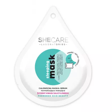 Shecare Całonocna maska-serum do twarzy 10 ml