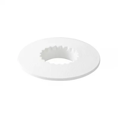Origami Podstawka pod dripper z tworzywa sztucznego i żywicy biała ze słojami