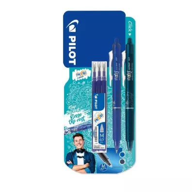 Wymazywalne Piórko Kulkowe 2 Szt + 3 Wkłady Frixion Outlet