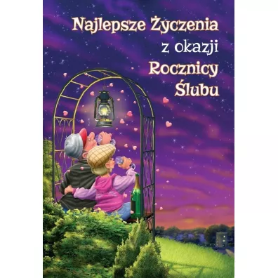 Karnet okolicznościowy Rocznica Ślubu