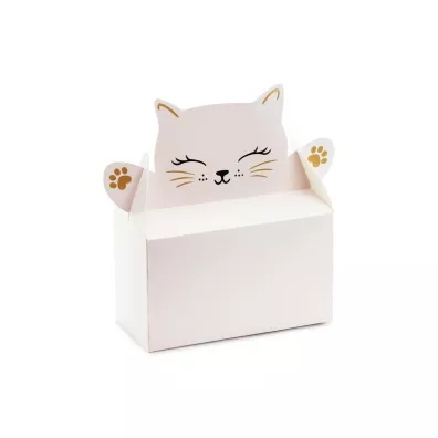 Ozdobne pudełka na ciasto Kotek 6szt