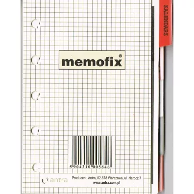 Wkłady kalendarzowy 2025 A7 M