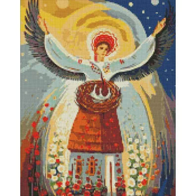 Ideyka Diamentowa mozaika - Strażniczka 40x50cm