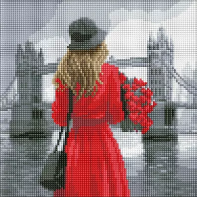 Ideyka Diamentowa mozaika - Mglisty Londyn 30x30cm