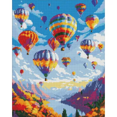 Ideyka Diamentowa mozaika - Magiczny lot 40x50cm