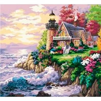 Titanum Mozaika diamentowa 5D - Latarnia Morska 40x30cm
