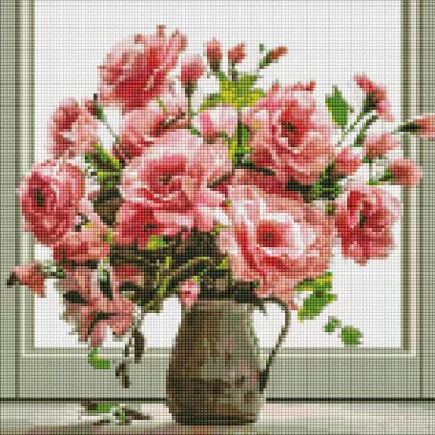 Ideyka Diamentowa mozaika - Bouquet Aroma 40x40cm