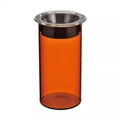 Hario Colors Canister Pojemnik szklany bursztynowy 400 ml