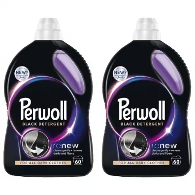 Perwoll Płyn do prania tkanin ciemnych Black (120 prań) Zestaw 2 x 3 l