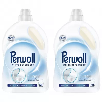 Perwoll Płyn do prania tkanin białych White (120 prań) Zestaw 2 x 3 l