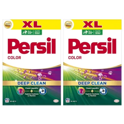 Persil Proszek do prania tkanin kolorowych Color (50 prań) box Zestaw 2 x 2.75 kg