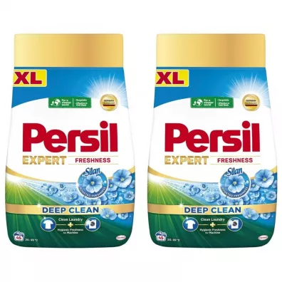 Persil Proszek do prania tkanin białych Expert Silan (45 prań) Zestaw 2 x 2.475 kg