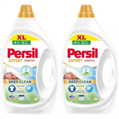 Persil Żel do prania tkanin Expert Sensitive (50 prań) Zestaw 2 x 2.25 l