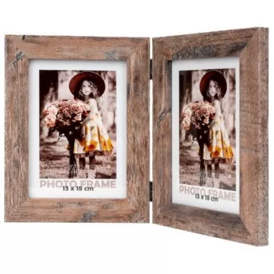 Ramka Narvik 13x18/2 3 brązowy