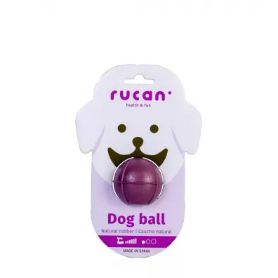 Rucan Ball Small Purple - S, bardzo twarda, fioletowa piłka na przysmaki dla psa